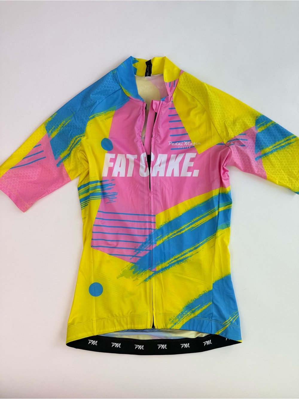 Pedal Mafia x Fat Cake Club Cycling Jersey - Men's Size M (Limited Edition)